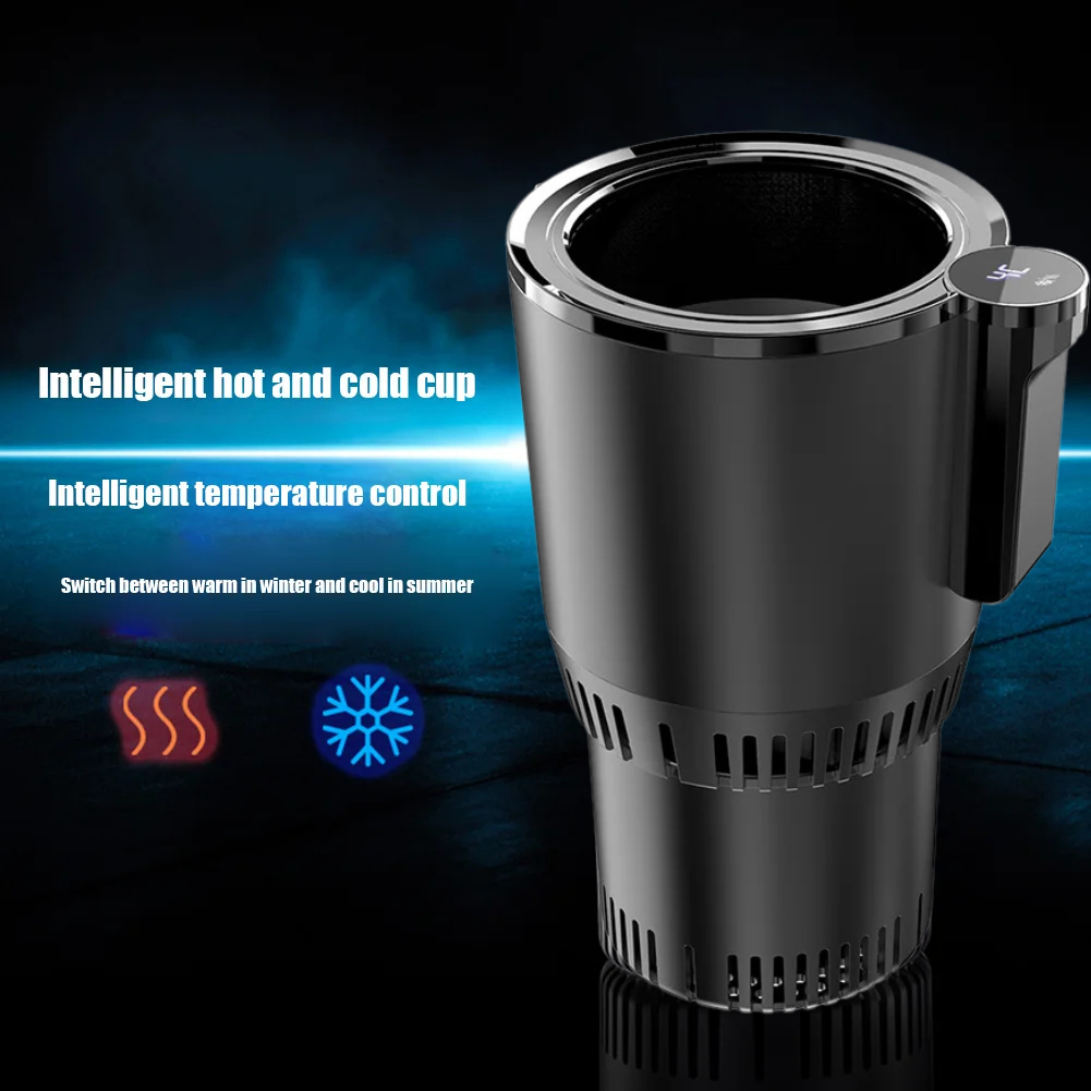 VergeTech 2-in-1 Smart Cooling Heating Car Cup Holder